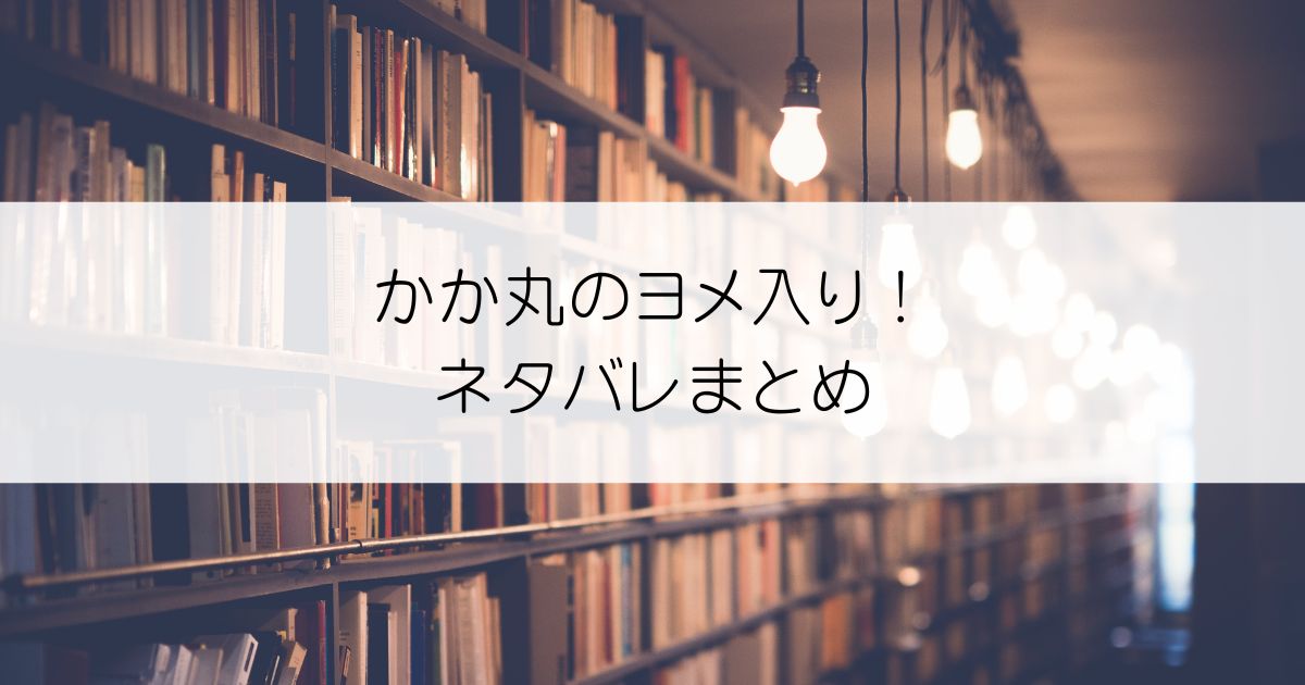 かか丸のヨメ入り！ネタバレアイキャッチ