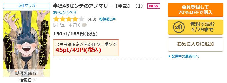 半径45センチのアノマリー商品画面