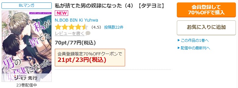 私が捨てた男の奴隷になった商品画面
