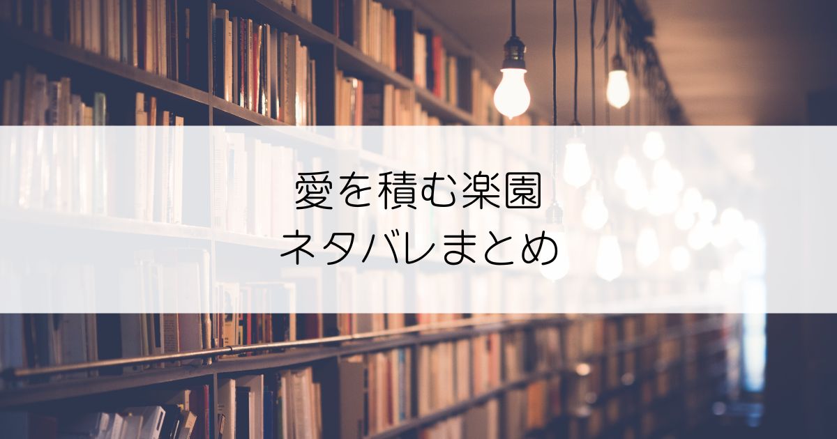 愛を積む楽園ネタバレアイキャッチ